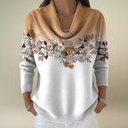 Alora | Floral Jumper with Soft Neckline