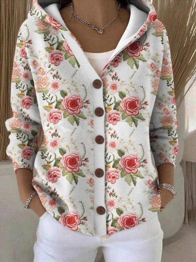 Cassidy - Artistic Warm Long Cardigan
